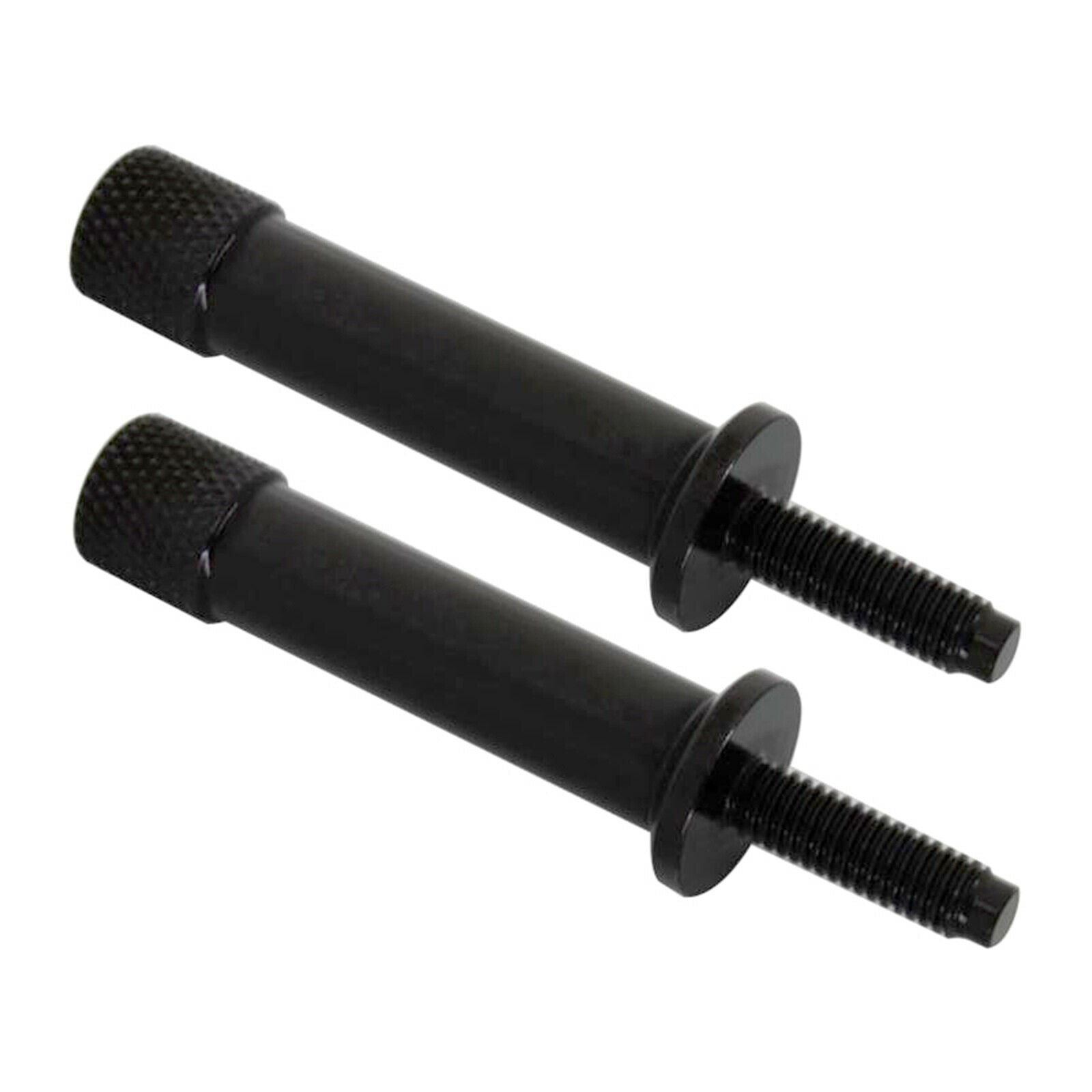 2Pieces Quick Release Tool Free Seat Bolts Aluminum for  Scrambler Black