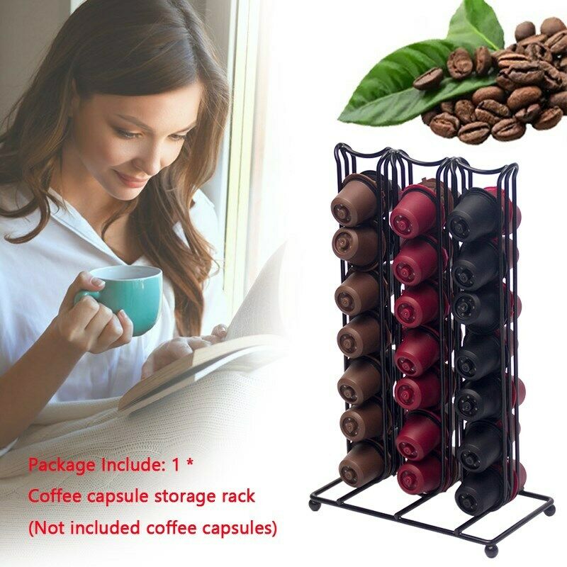 42 Pod Capsule Storage Coffee Capsule Holder fit for Nespresso CA