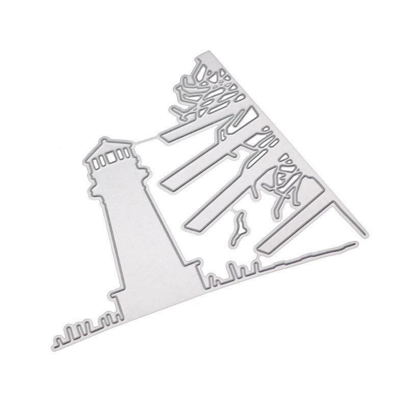 Lighthouse Metal Cutting Dies Stencil DIY Scrapbooking Album Stamp Paper Card