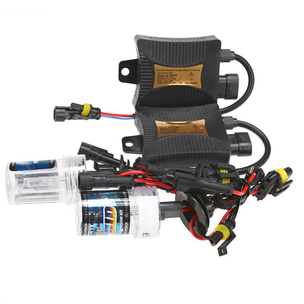 55W HID Xenon Conversion Headlight Ballast Kit Bulb 9005 4300K Sunset Yellow