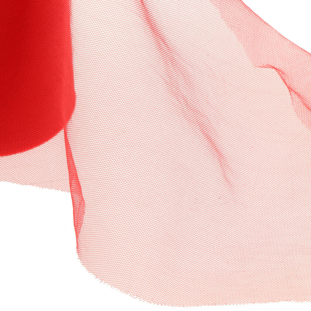 Tulle Fabric Spool Rolls Tutu Craft Wedding Bride Dress Decor Red