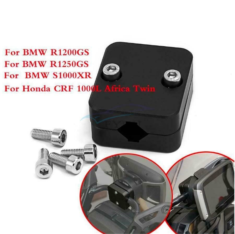 For BMW R1200GS 2012-2017 Rider Phone Navigation Holder Bracket w/Screws Black