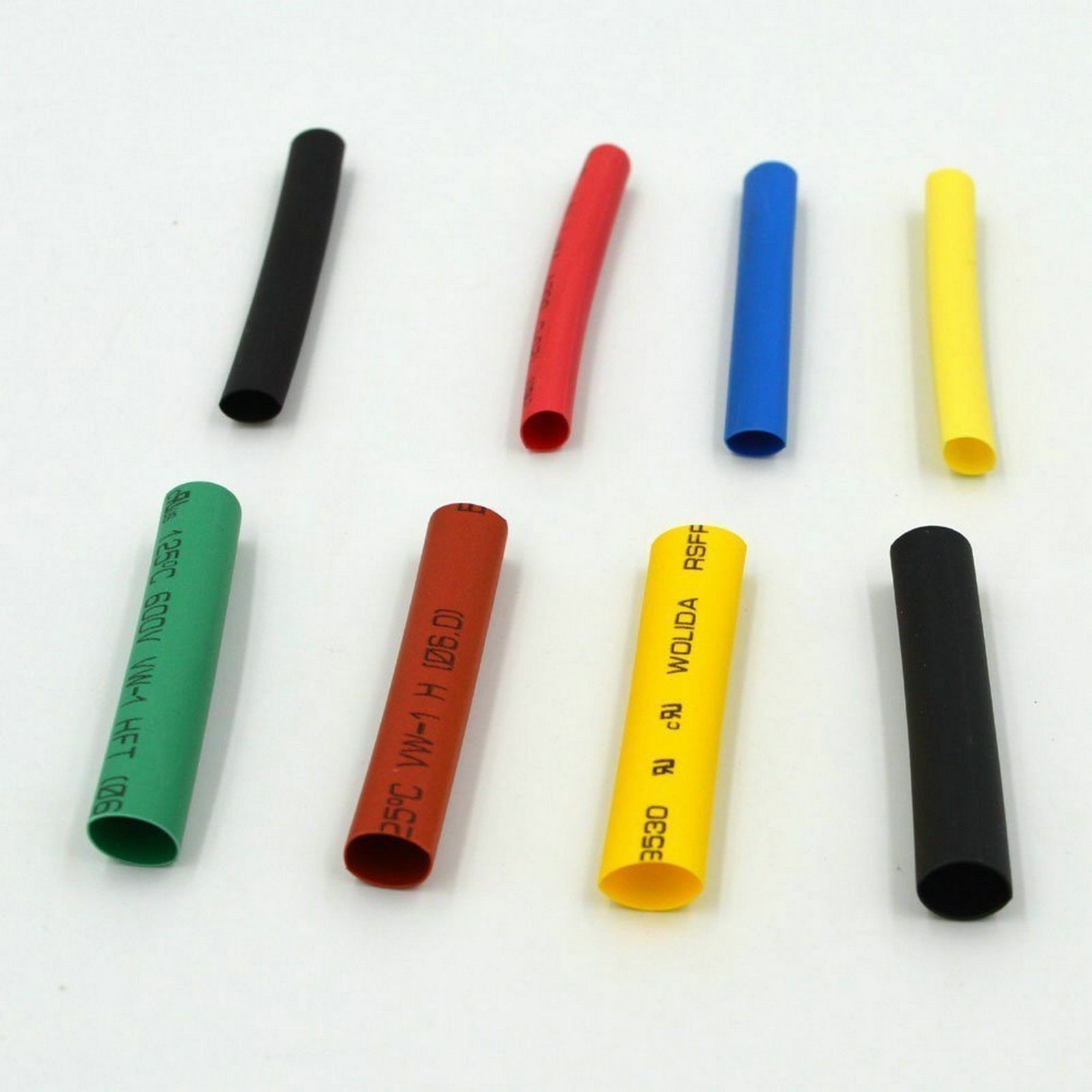 2:1 Polyolefin Heat Shrink Tubing Tube Sleeve Wrap Wire Assortment 8 Size 328 pc