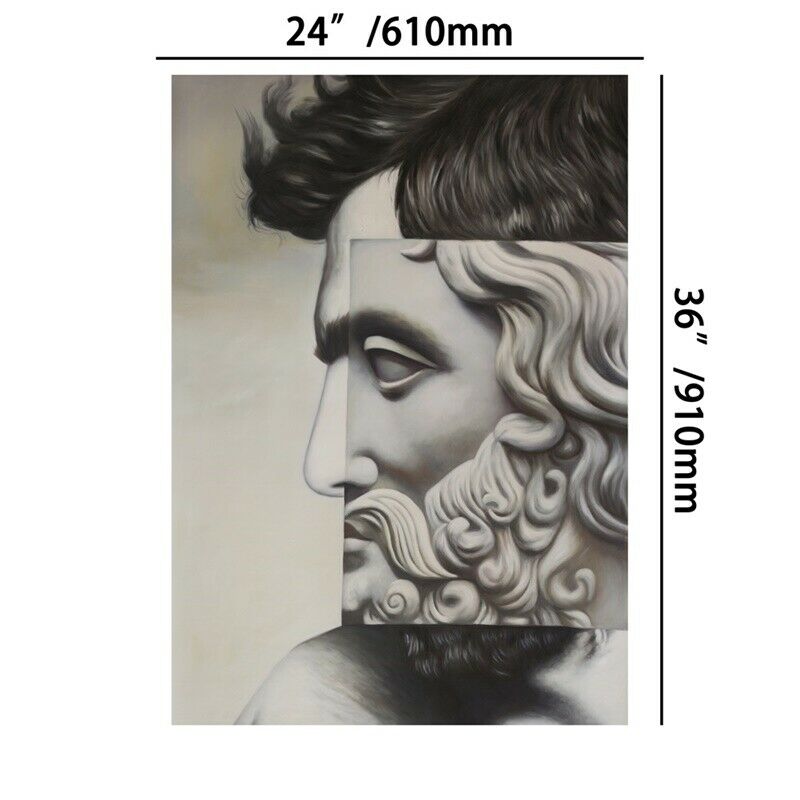 24*36in Statue Man Art Poster Wall Hanging Decoration Canvas Prints