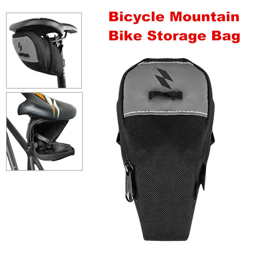 Bicycle Storage Saddle Bag Mountain Bike Cycling Seat Rear Pouch Bag Waterproof