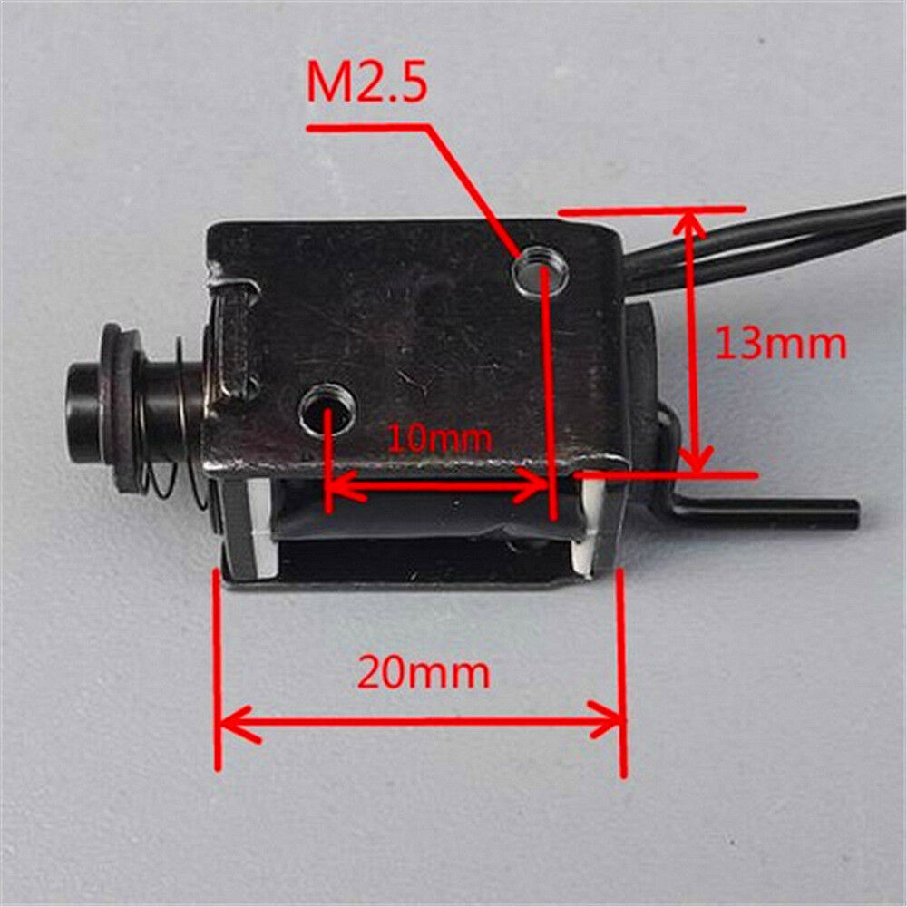 2 Pcs DC24V Micro Electromagnets Mahjong Push-shuffle Electromagnets Push-pull