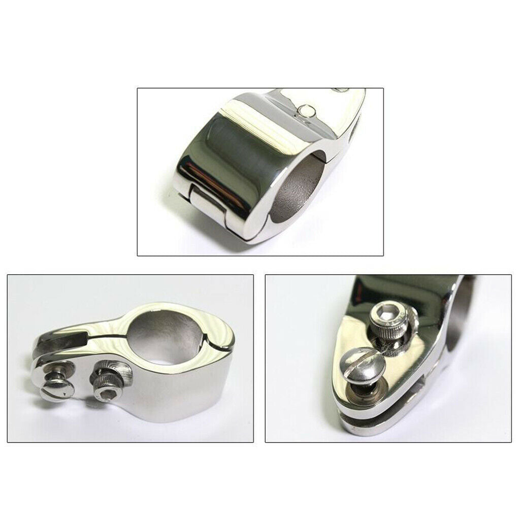 1" Boat Jaw Slide Marine Clamp Corrosion Resistant Locking Clamp Boat Fitting