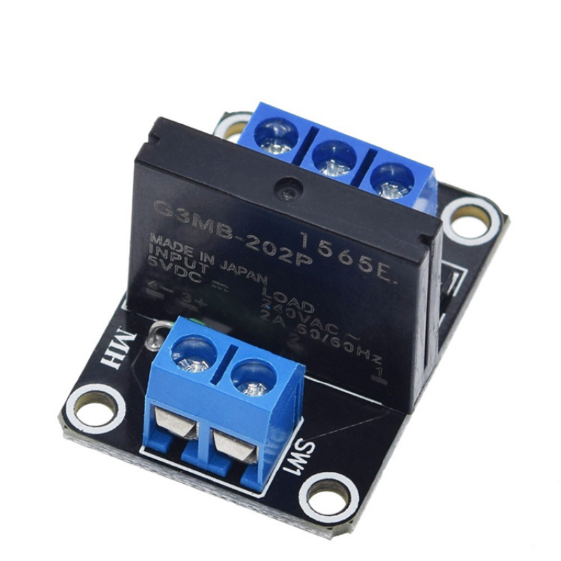 5V Solid State 1 Channel High Level Trigger 250V2A Relay Module with Fuse