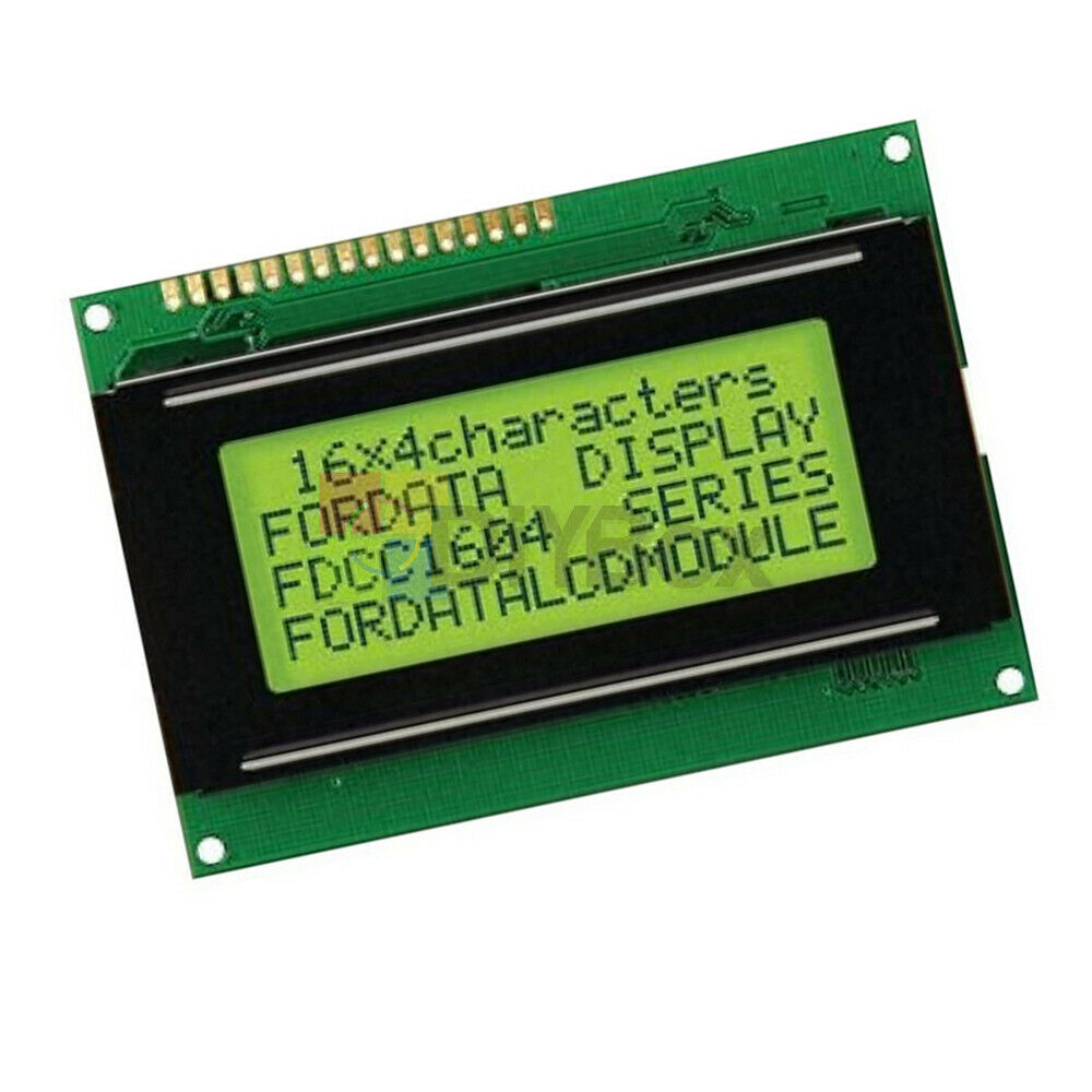 5V LCD 16x4 1604 Character LCD Display Module LCM Yellow Blacklight NEW