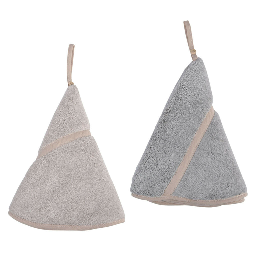 2x Hand Bath Face Towel Soft Skin-friendly Wash Cloth Hanky Water Absorbing