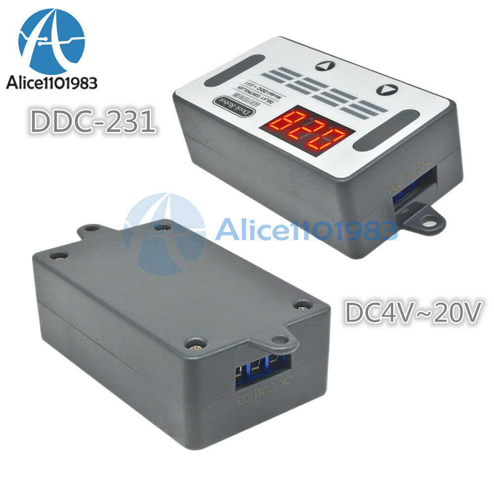 DDC-231 DC12V 50mA Time Delay Relay Controller MOS Switch Current Control+Buzzer