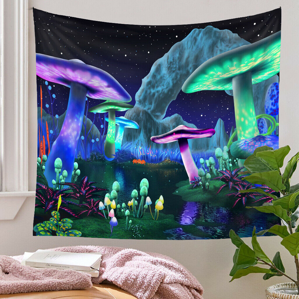 Large Wall Hanging Landscape Fantasy Tapestry Bedspread Home Blanket Decor