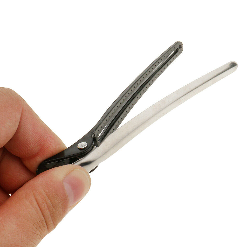 12PCS Hairdressing Hair Clips Barber Alligator Hair Grip Clamp Hairpins
