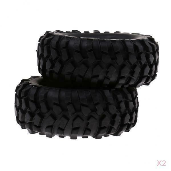 Set/4pcs Wheels Tire for 1:10 RC Rock Crawler Cars Truck RC4WD SCX10 96mm
