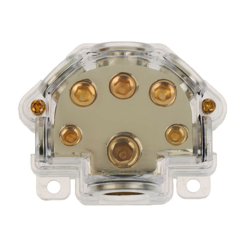 Car Fuse Holder Power Distributor 0/2/4/8 Gauge Audio Stereo Amplifier