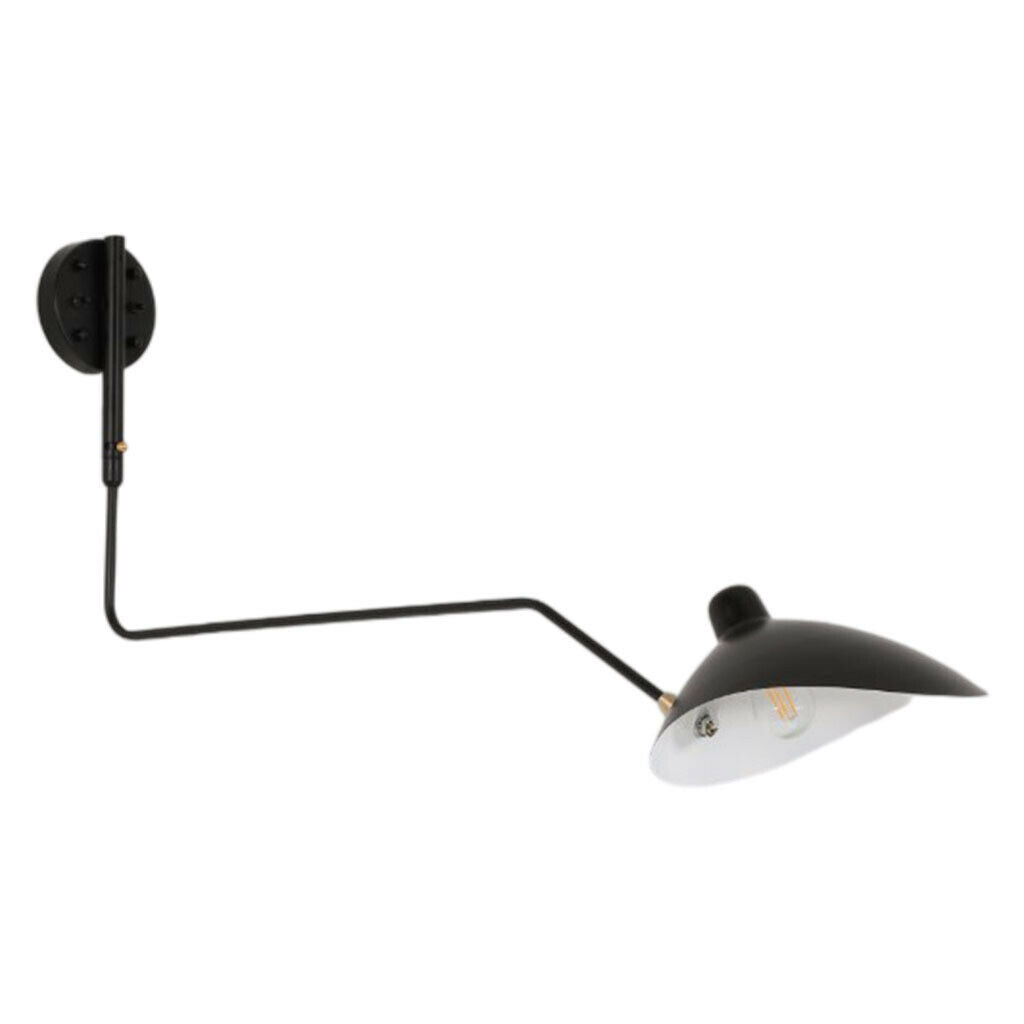 Modern Swing Arm Wall Lamps for Bedrooms Adjustable for Home Hallway Bedside