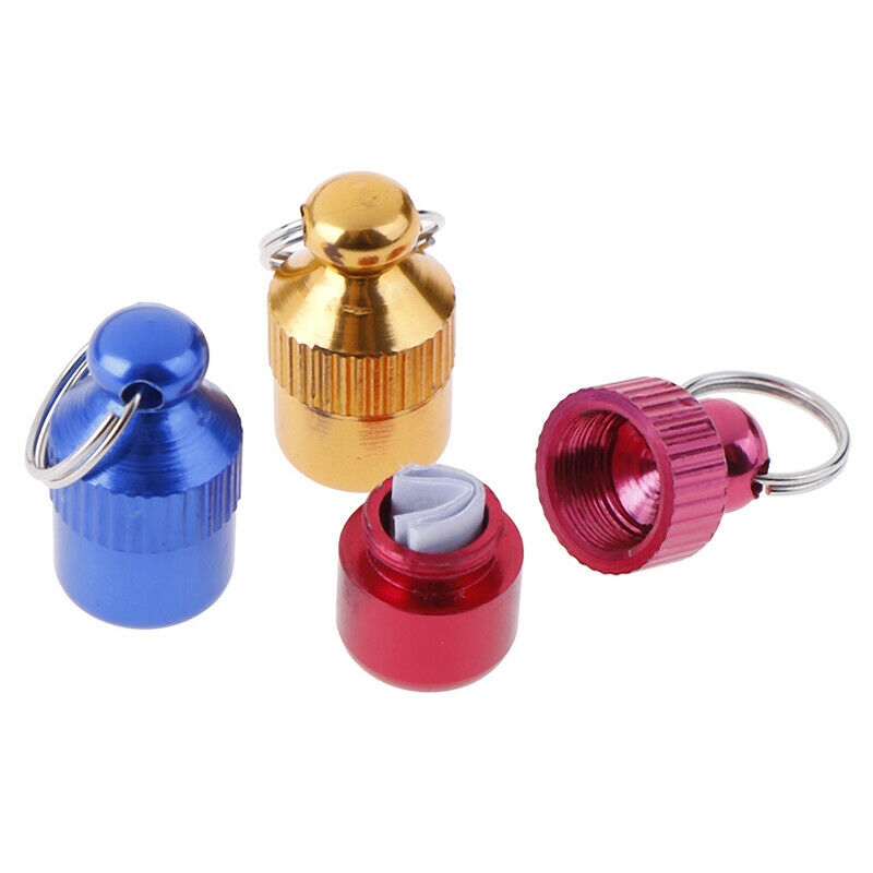 Anti-Lost Pet Dog Cat ID Name Address MINI Label Tag Storage Barrel Tube RanBDD