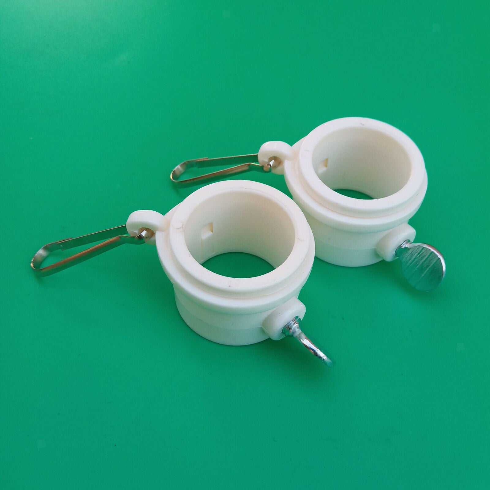 4 Pairs Flagpole Mounting Rings Anti Wrap Grommet Clip for 1'' Flag Poles