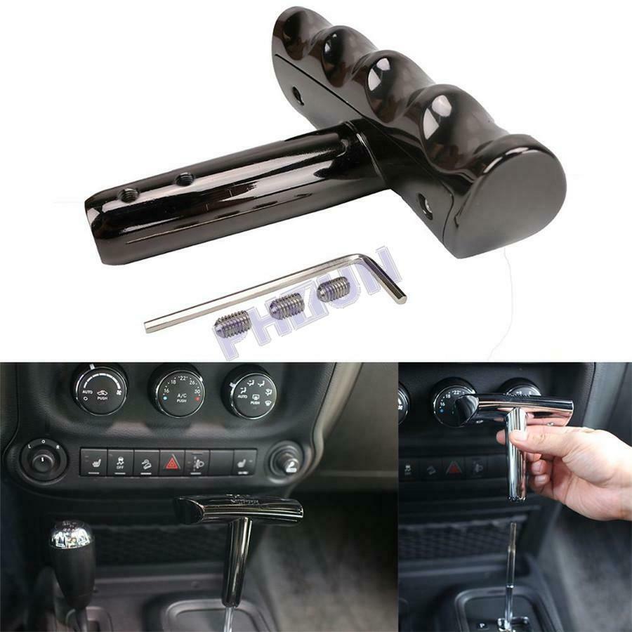 For Jeep Wrangler Grand Dodge Ram Chrysler T-Handle Shift Knob Shifter Black