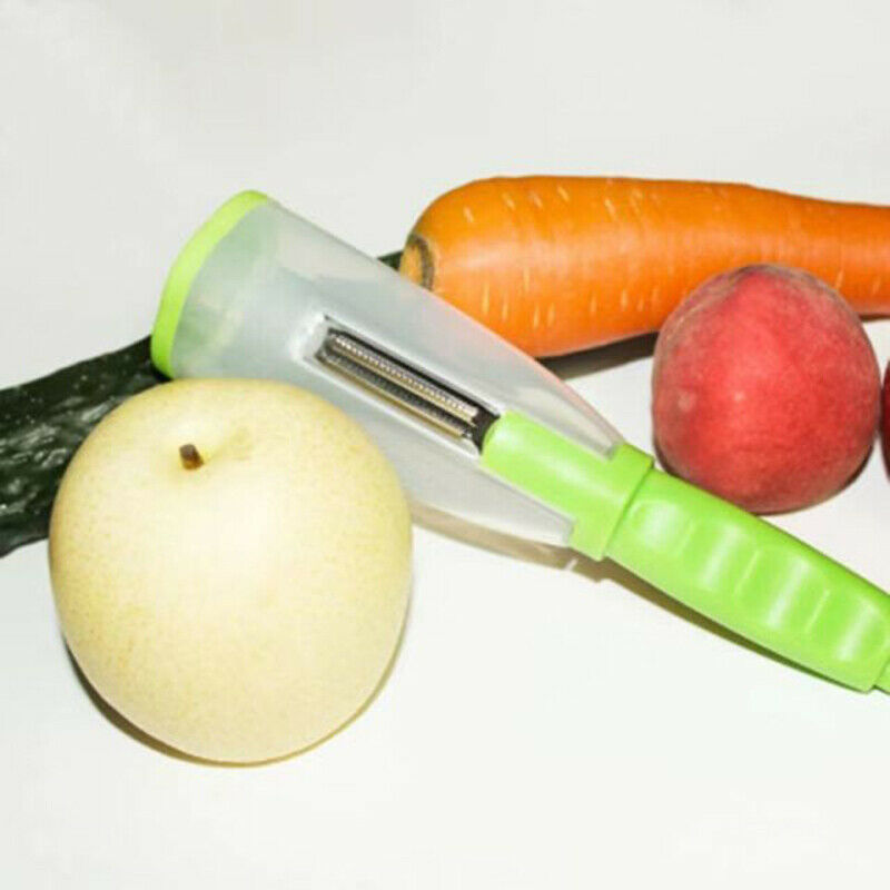 New Peeler Storage Peeler With A Container For Fruit And Vegetable Peel.l8
