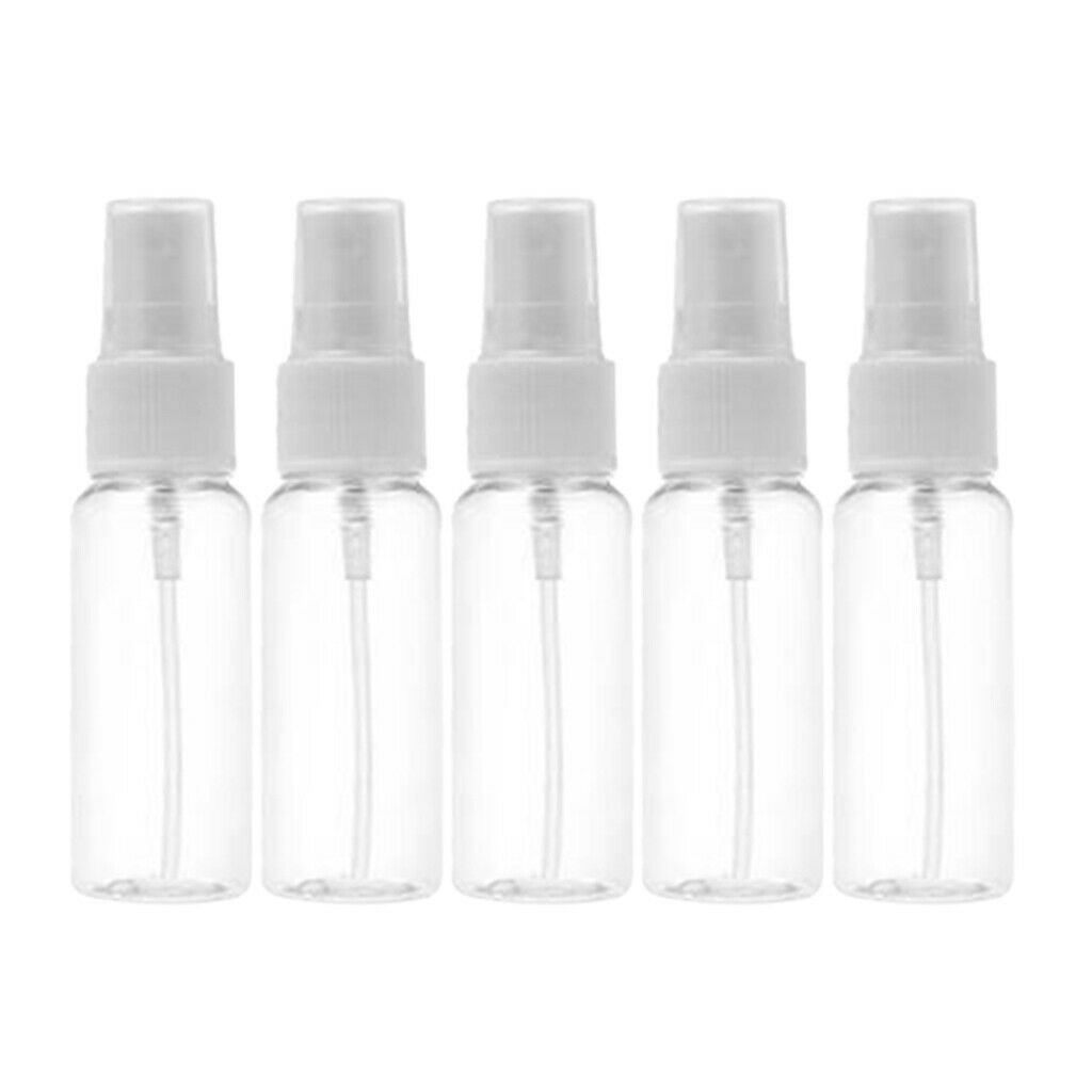 5 Spray Refillable Makeup Bottles with Pump   Reusable for Travel 30ml