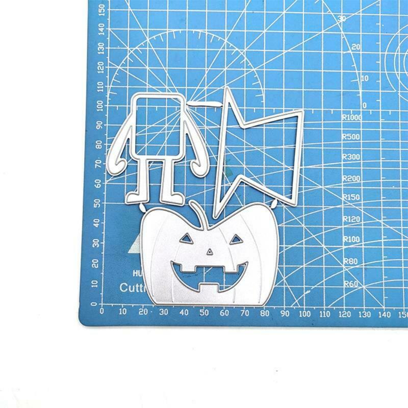 Halloween Intimidate Pumpkin Head Carbon Steel Cutting Dies DIY Scrapbooking
