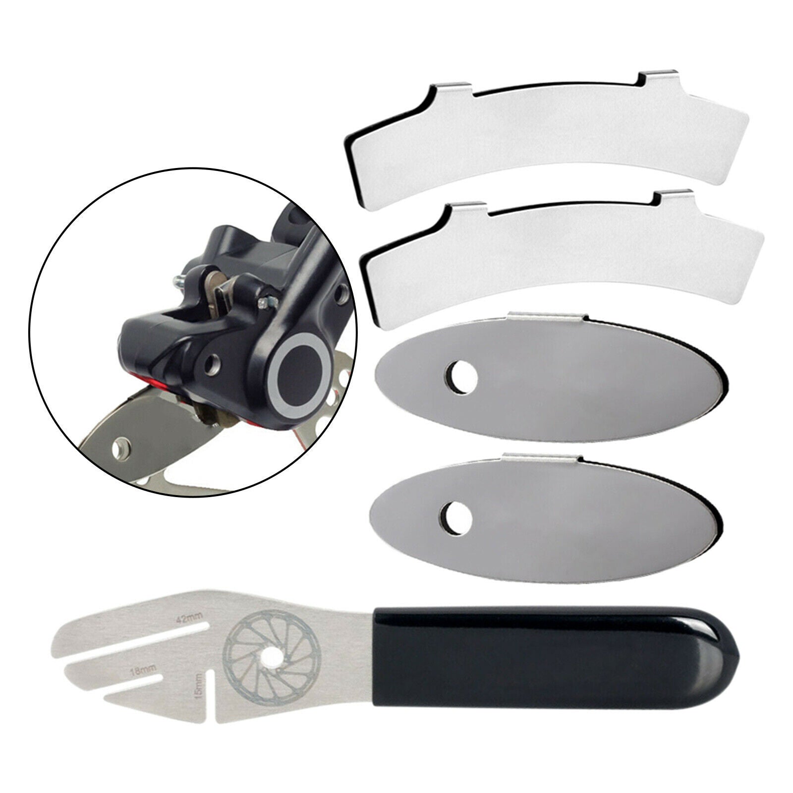 Bike Disc Brake Wrench Alignment Truing Tool for MTB Road Bike Repair Tool