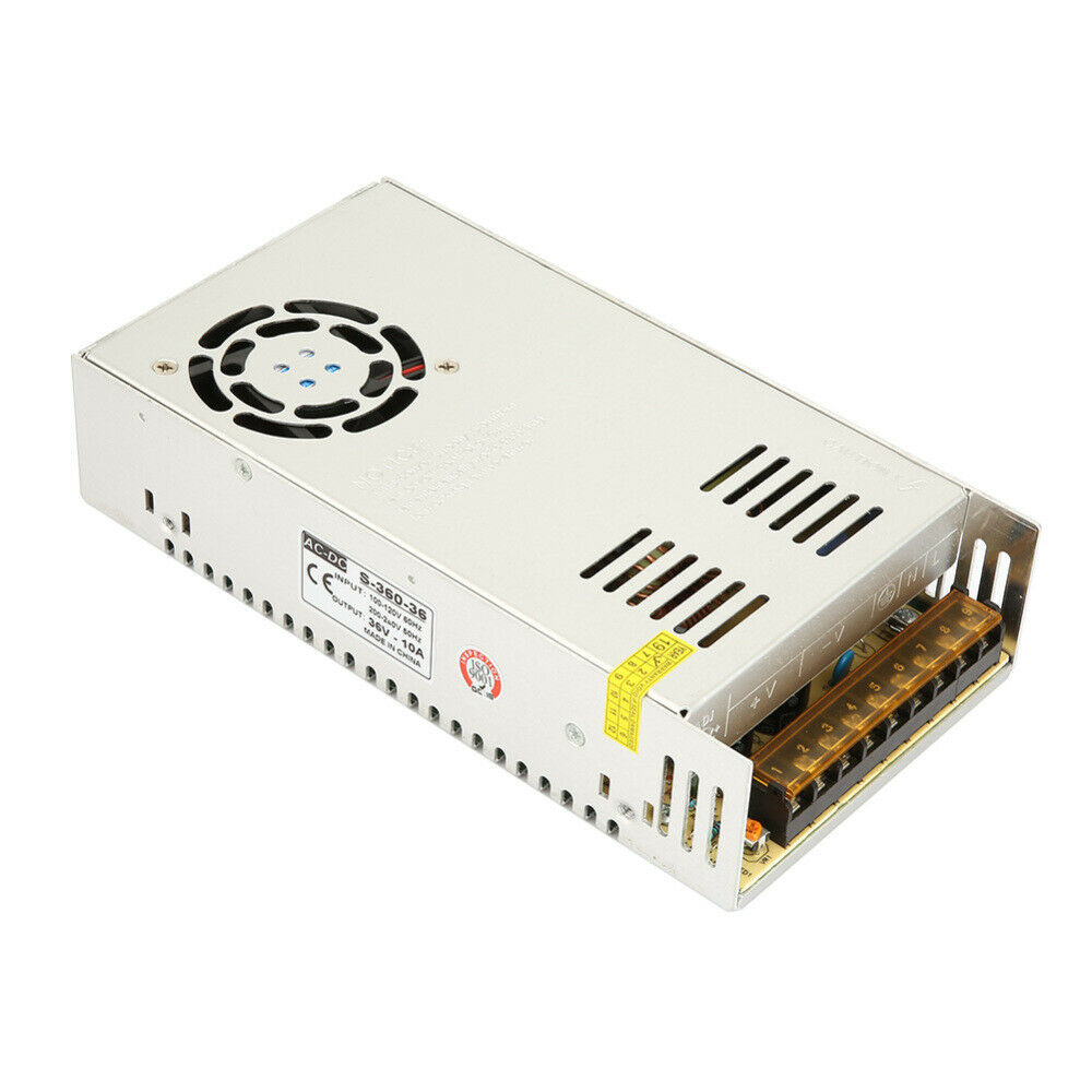 AC 36V/10A Strip Switching Power Supply Driver Adapter LED Voltage Converter
