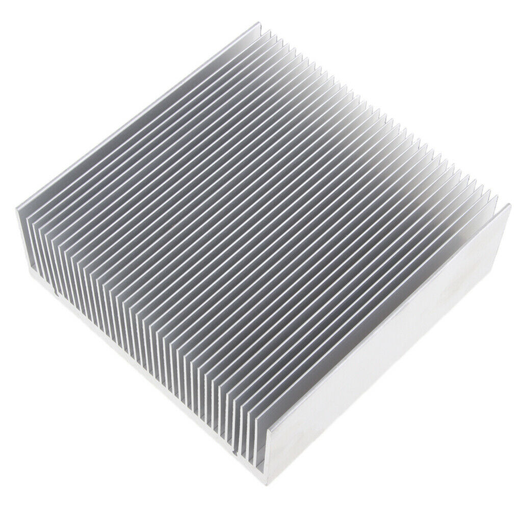Aluminum heat sink cooling fin 125 * 125 * 45mm for 100W high power LED