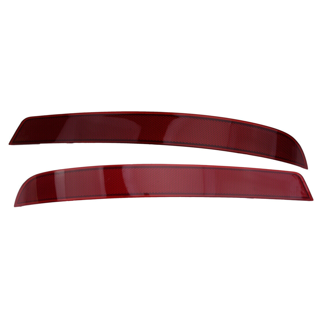 Car 1Pair Rear Bumper Reflector Red Lens Fit For Mercedes GL X166 GL320 2013-16