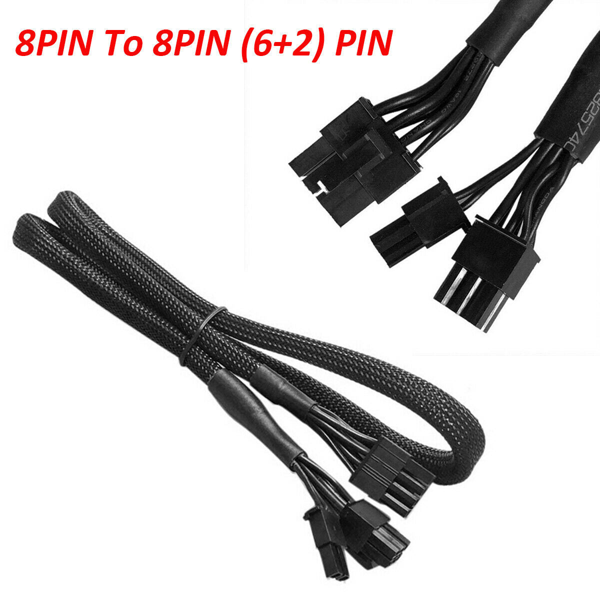 8PIN To 8PIN (6+2) PIN PCIE VGA Power Supply Cable For EVGA G2\G3\B2\B3 Series