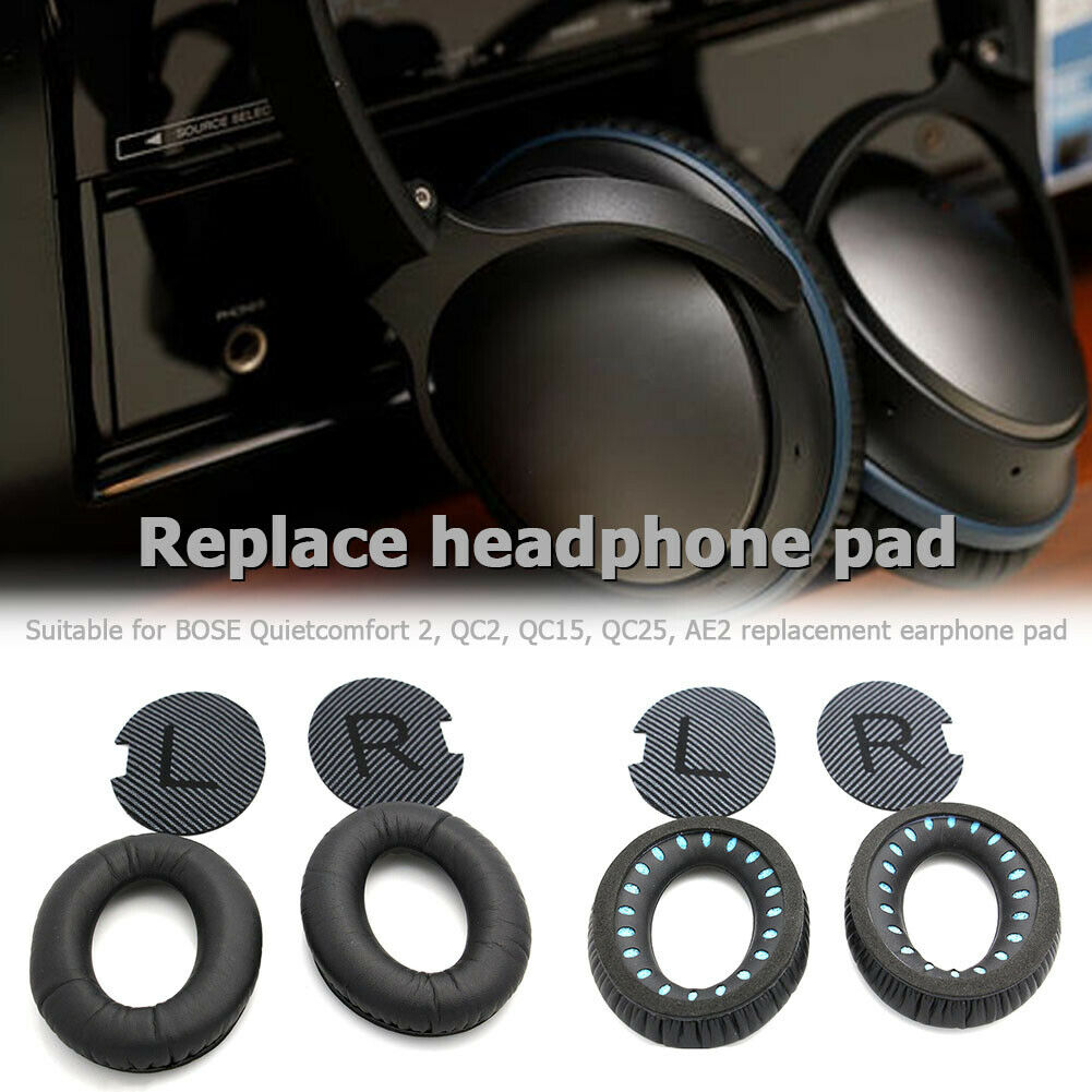 Headphones Ear Pad Cushions Replacement for Bose Quietcomfort 2 QC15 QC25 @