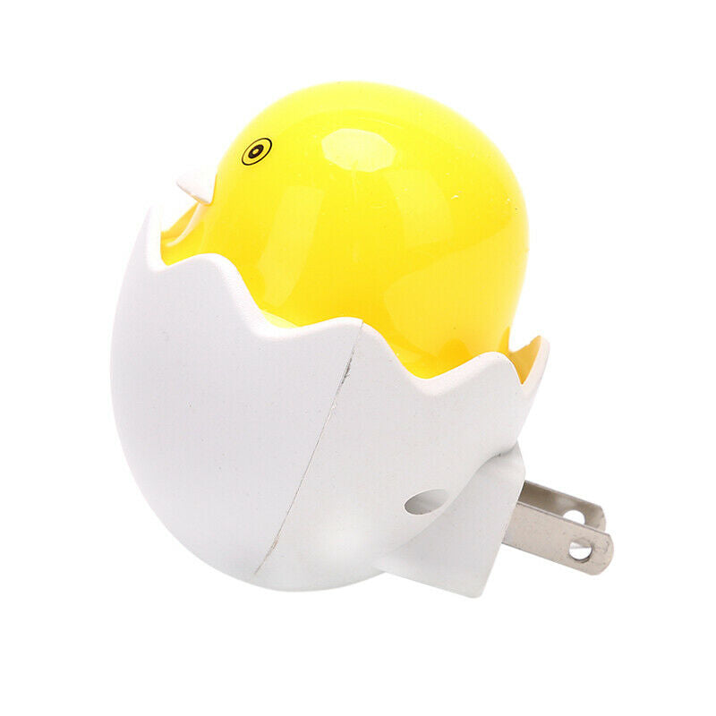 Cute Mini Night Light Yellow Duck Children's Bedroom Lamp Home Decor US P.l8