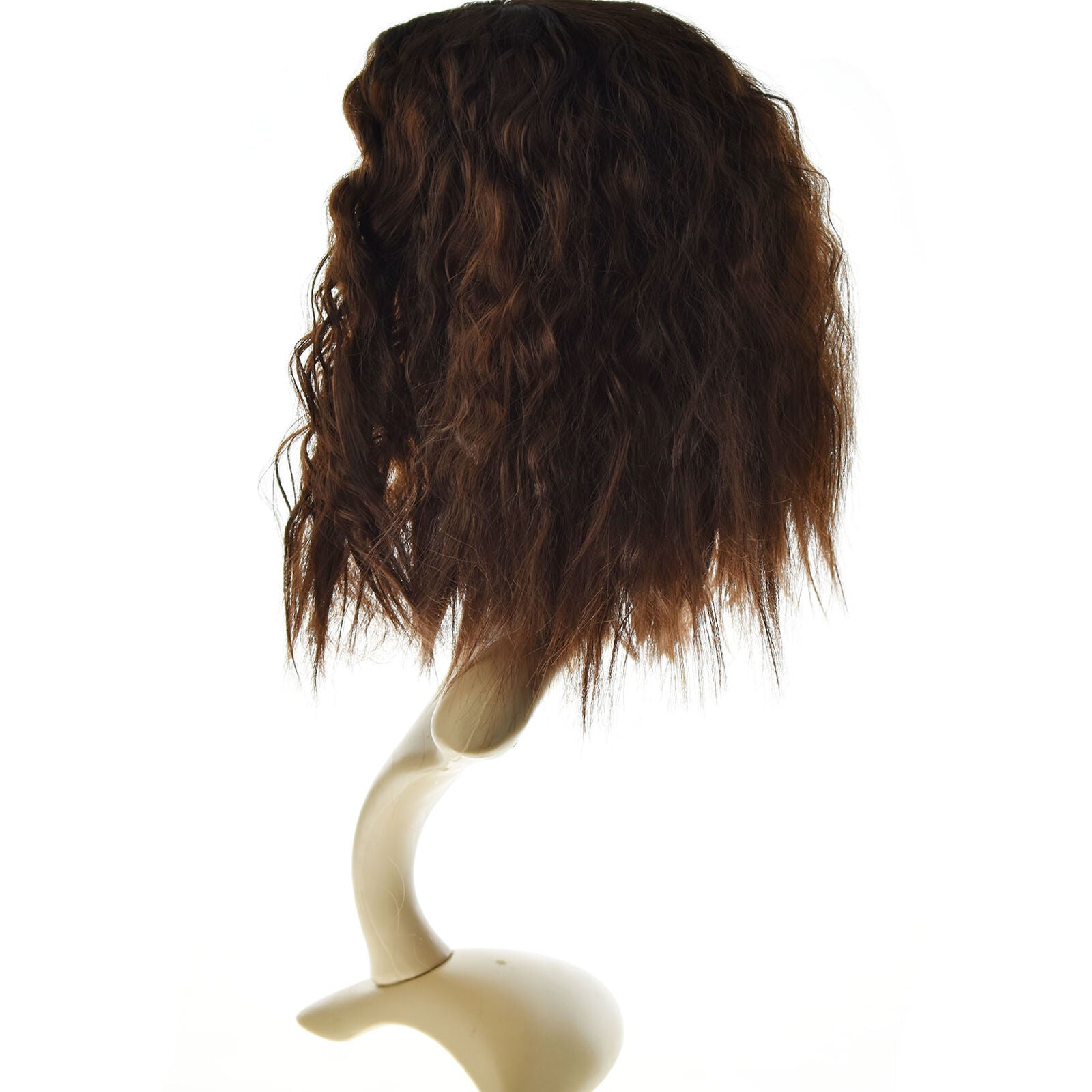 Fashion Sexy Women Medium Long Curly Wigs Black Brown Wavy Hair Natural Party