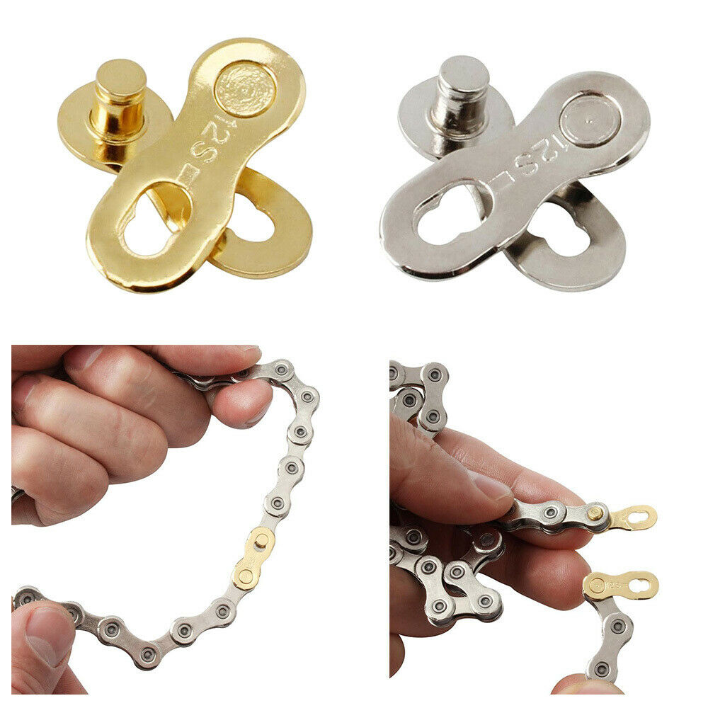 2 Pair Bike Chain Speed Quick Link MTB  Buckle 12 Speed Chain Lock