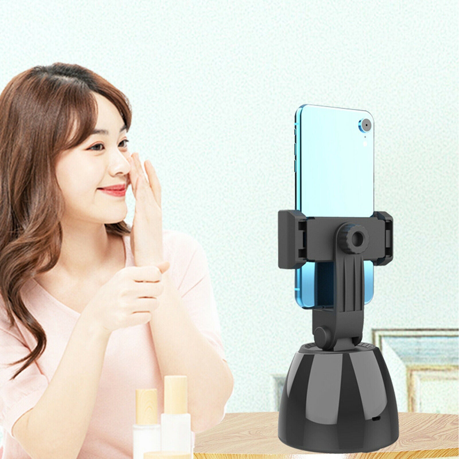 Auto Face Tracking Holder Tripod Stabilizer Live Streaming Video Recording