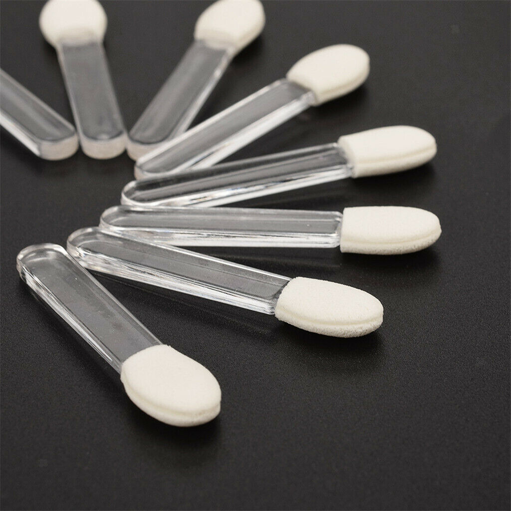10 Pieces Disposable Single-Side Eyeshadow Brush Sponge Comestic Applicator