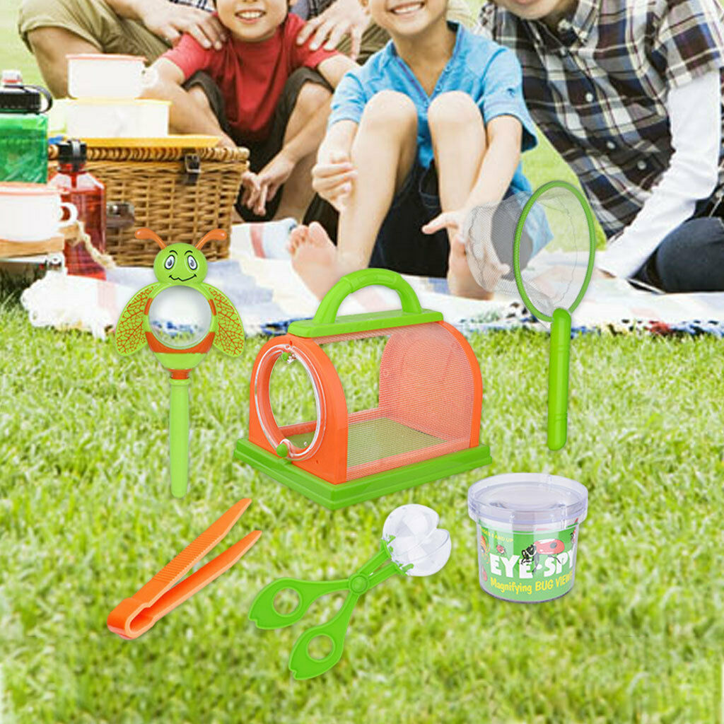 Insect Viewer with Magnifier Kit Camping Hiking Life Bug Collection for Kids