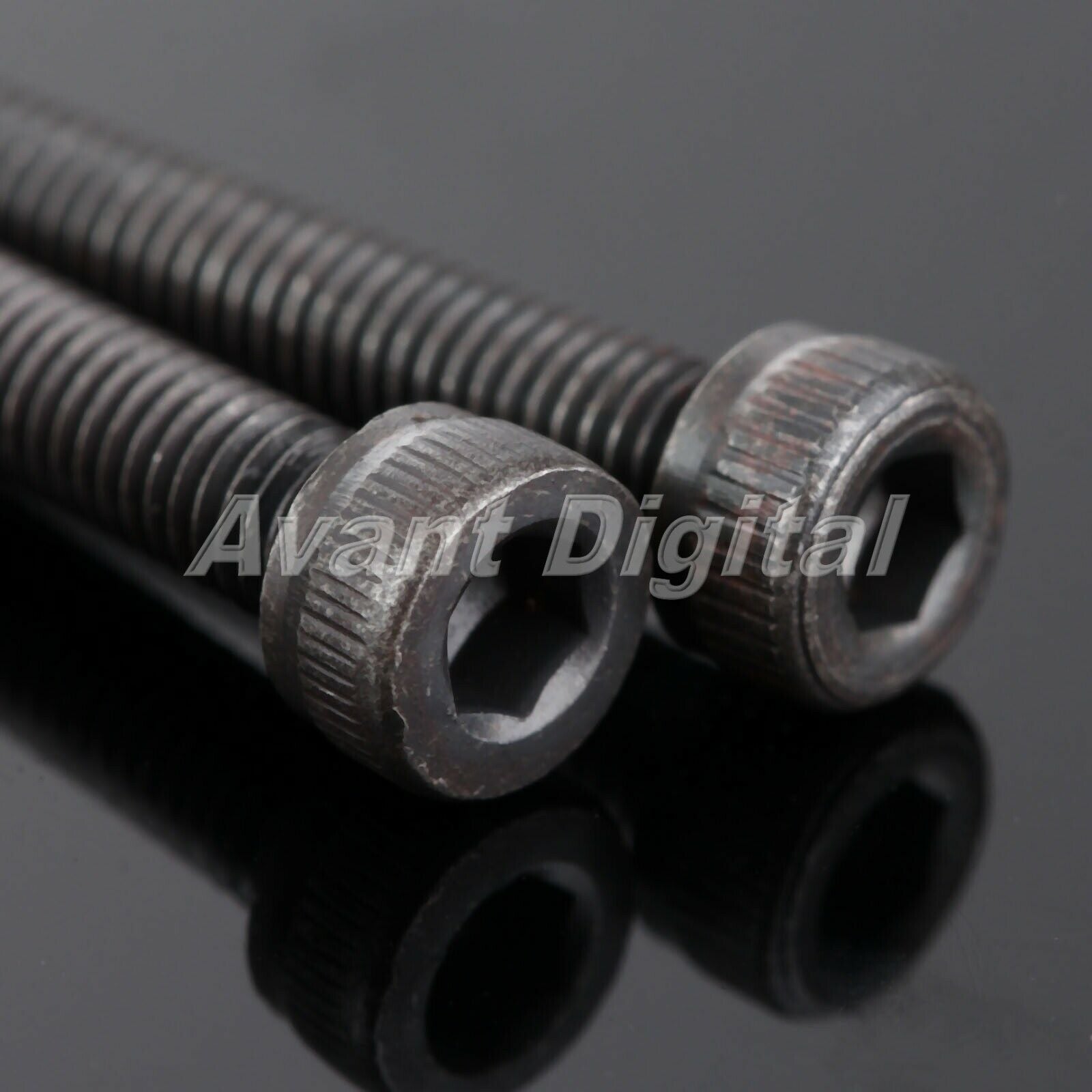 120PCS M3 Hex Socket Round Cap Head Screws Bolts Assortment Set Carbon Steel Kit