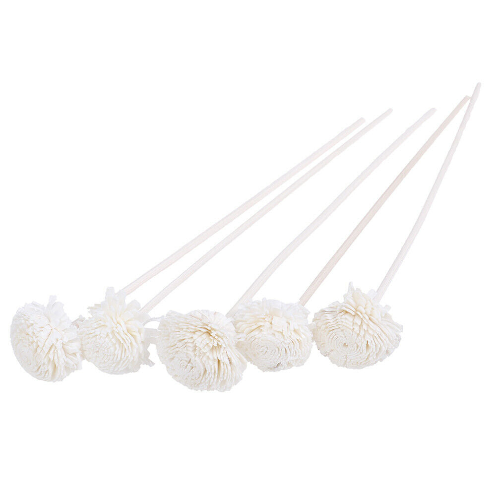5pcs Flower Rattan Reeds Fragrance Diffuser Non-fire Replacement Refill S.l8
