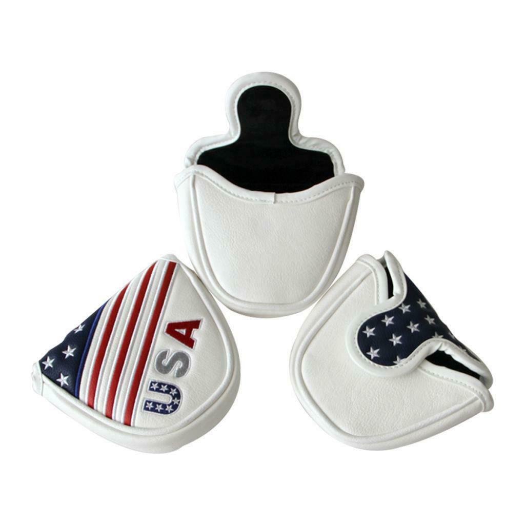 Golf Mallet Putter Cover Headgear Club & Loop Fastener Closure Putter