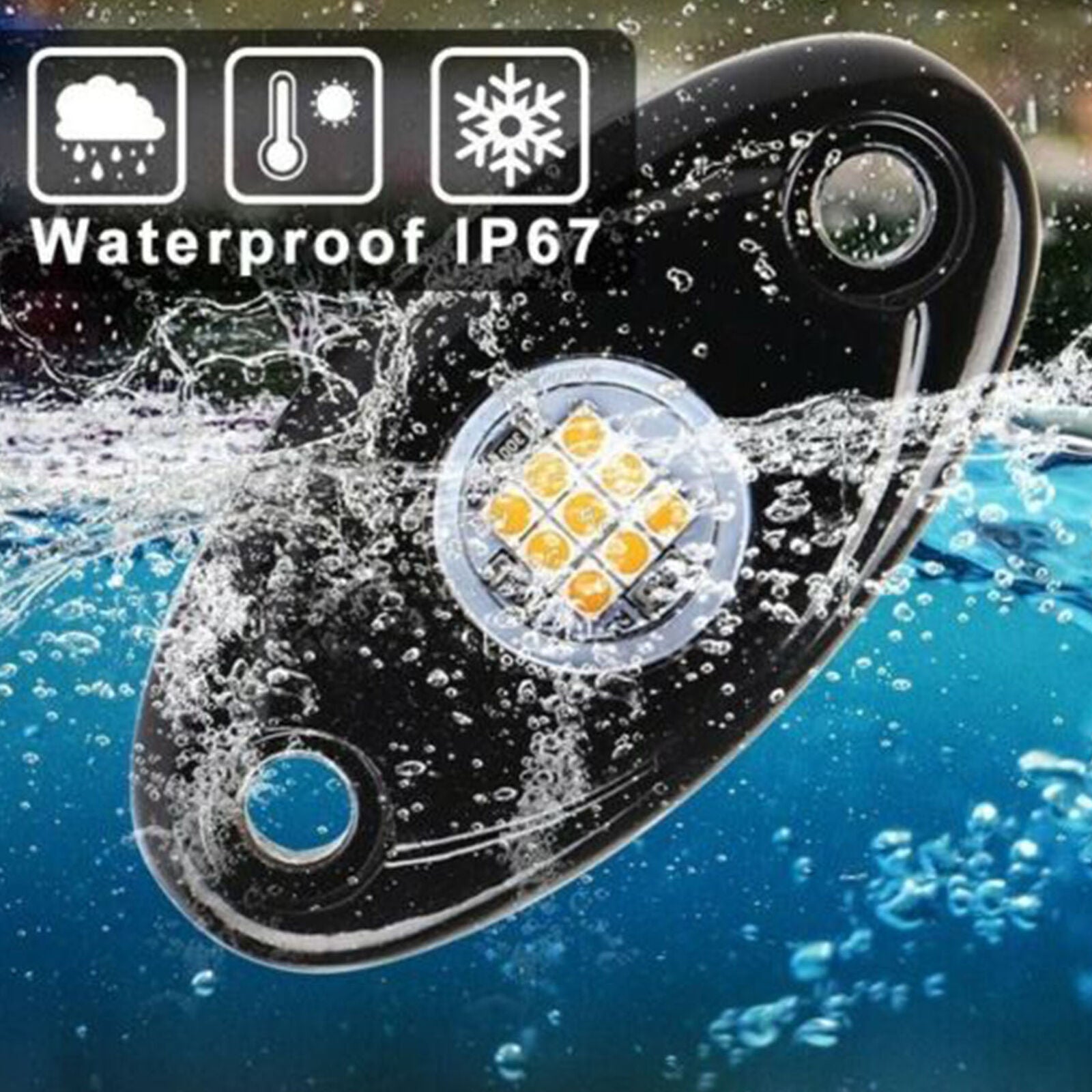 4x LED Rock Light 4 pods Lights for Off Road Truck Car ATV SUV Under Wheel 4X4