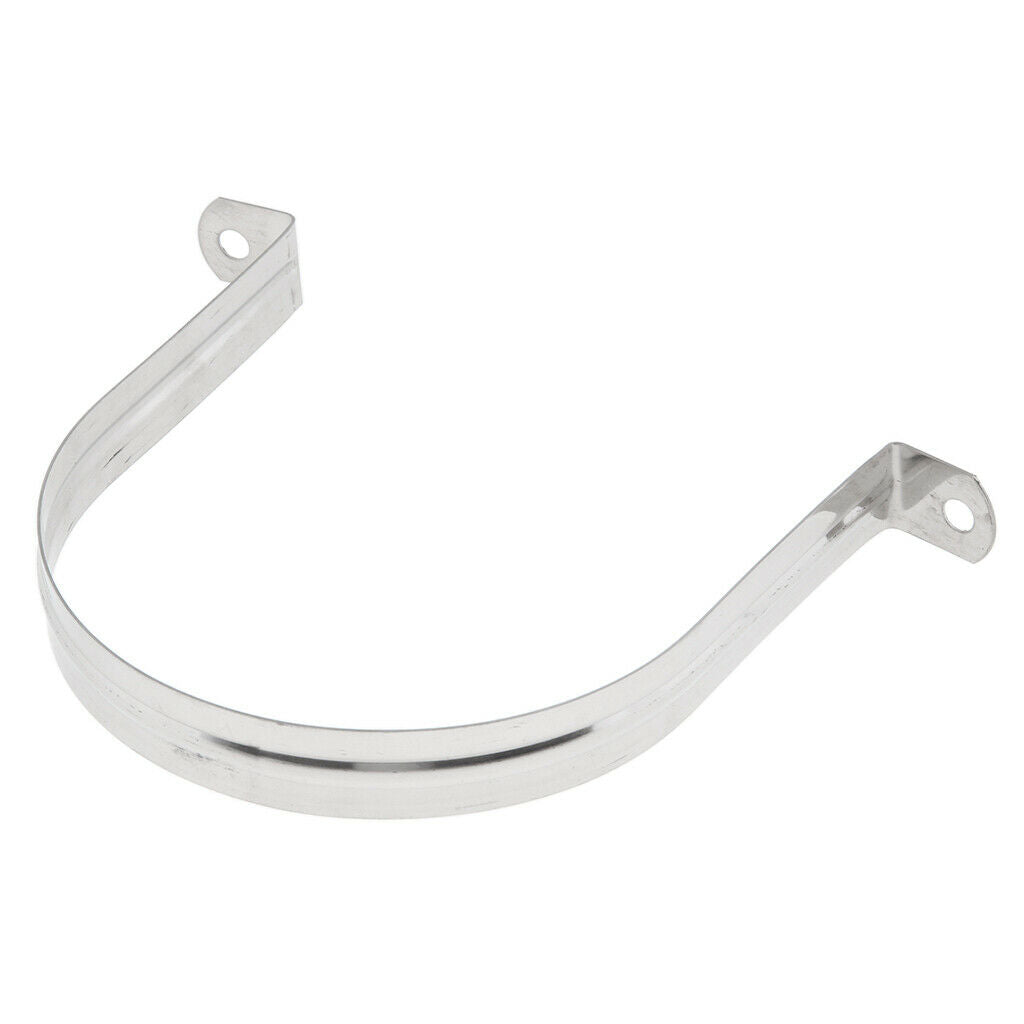 2X Stainless Steel 40/120mm Hose Saddle Clamp Riding Clip For Bike / Sailing