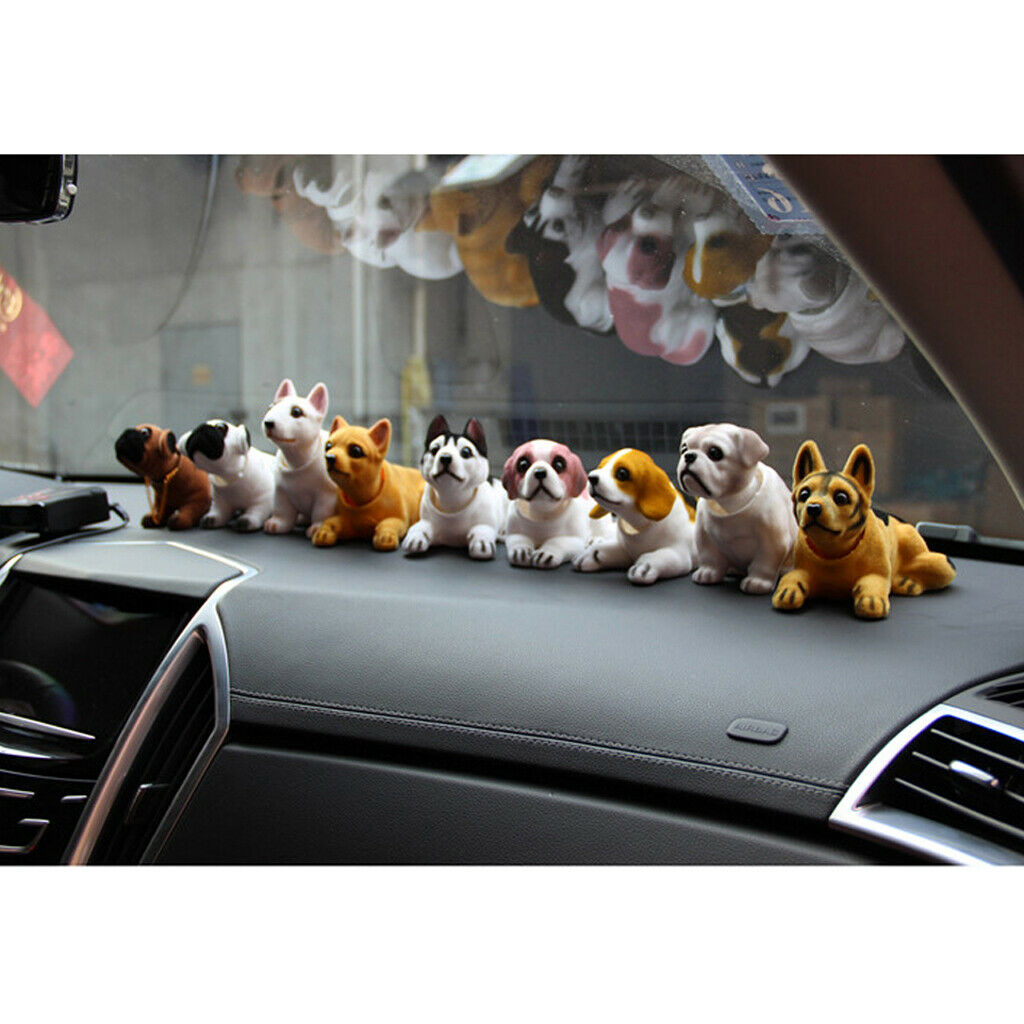 Husky Nodding Dog Ornaments Mini Bobble Head Toys for Car Decoration