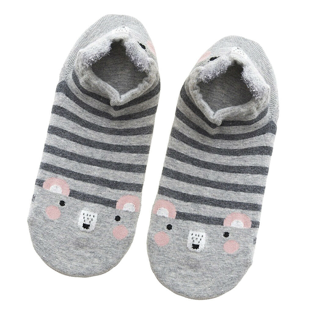 1Pair Girls Cotton Nonslip Boat Socks Summer Spring Low Ankle A,Boat Socks