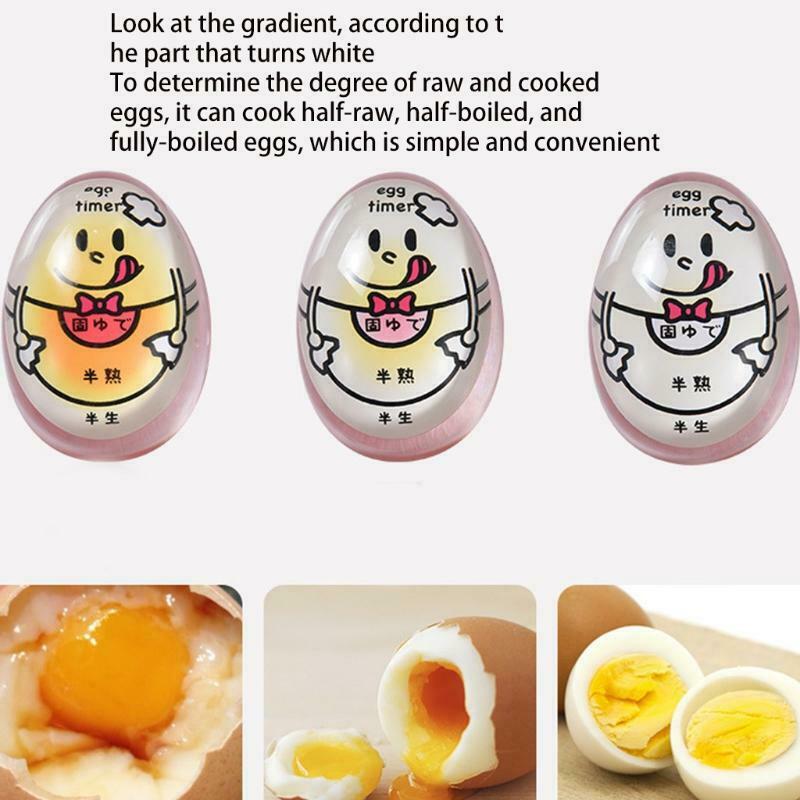 Egg Timer Boiling Soft /Medium / Hard Boiled Eggs Egg Cooker Helper for Kitchen