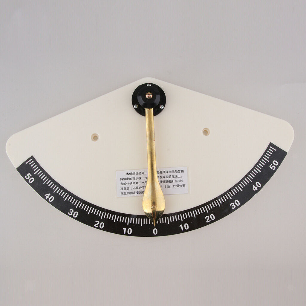 Ships Boat Yacht Marine Clinometer Level Inclinometer