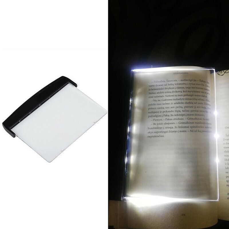 Book Lovers Reading Lamp Light LED Panel Night Wireless Flat Plate Pan.l8