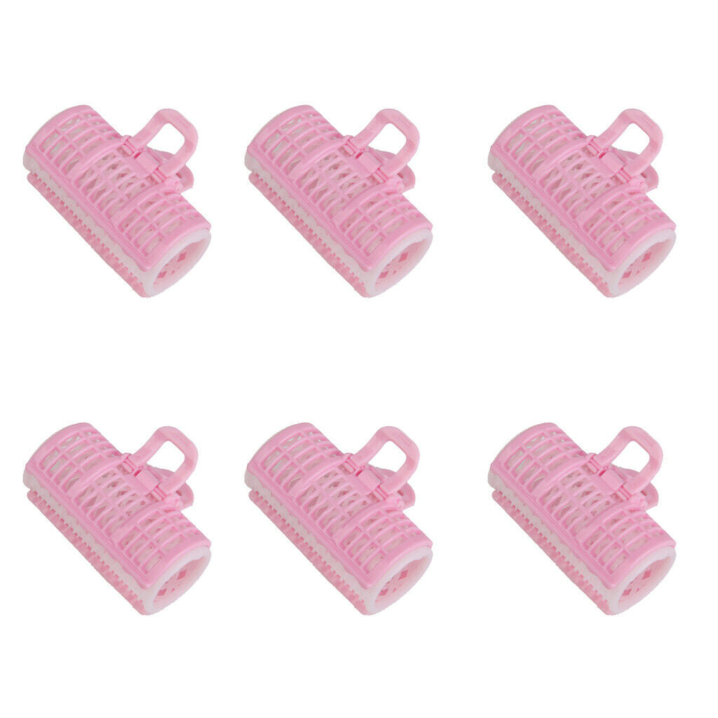 6x Women Lady's Magic Hairdress Hair Styling Roller Curler Spiral Curls Tool