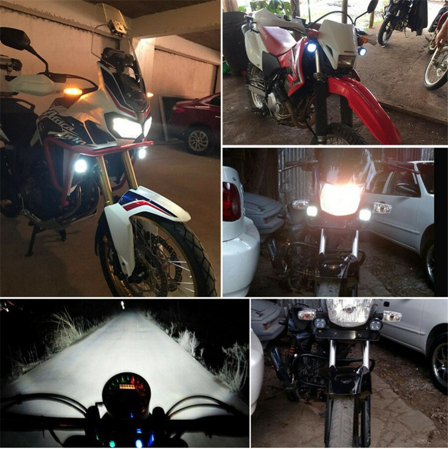 18LED 30W 3000Lm 6500K Motorcycle Headlight Bulb Scooter Spotlight Spot Fog Lamp